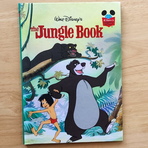 Disney Other - Vintage 1993 The Jungle Book: Disney's Wonderful World of Reading (Hardcover)